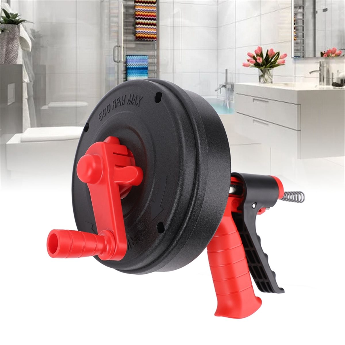 Drain Snake Flexible - DT57 LATEST MODEL 7.5-Meter Spring Draining