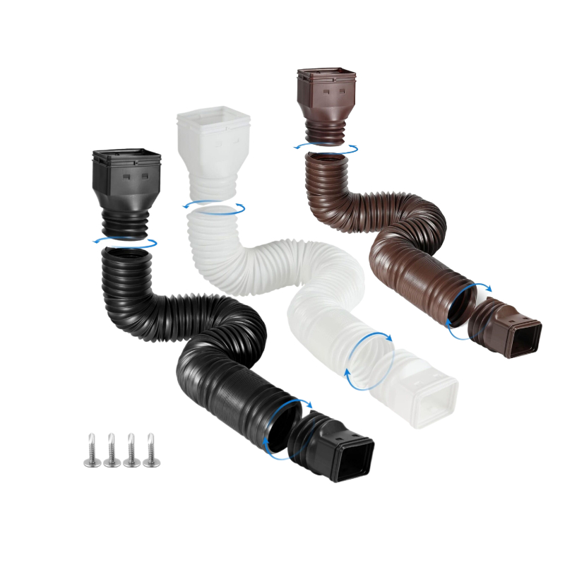 Flexible Retractable Downspout - Flexible Hose Braided recension och pris