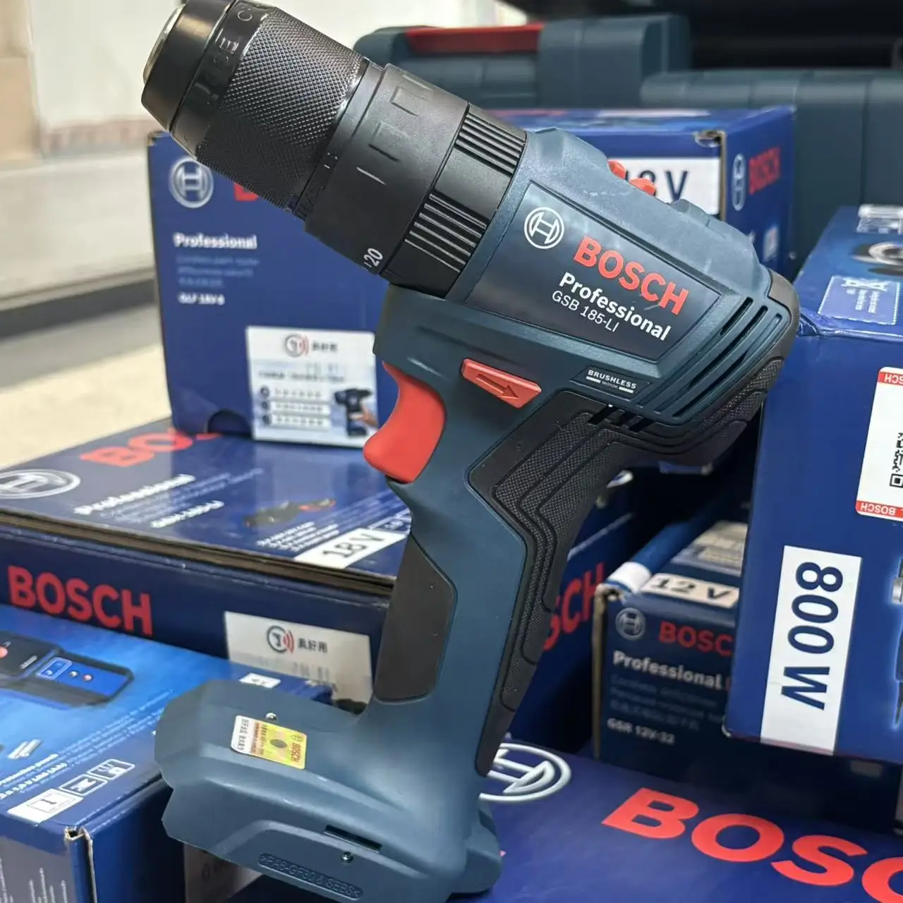 BOSCH GSB 185-LI Brushless Cor - Bosch Drill Gsb 18V recension och pris