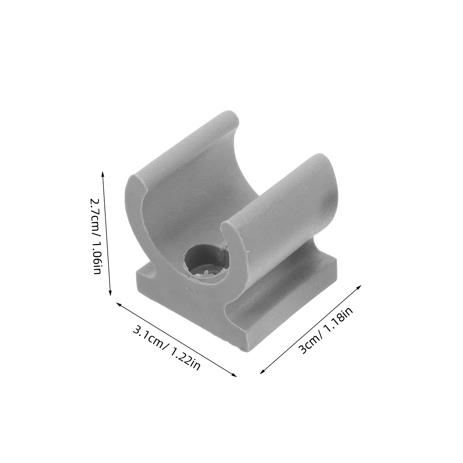 24Pcs Wheelchair Commode Chair - Plastic Pipe Clip recension och pris