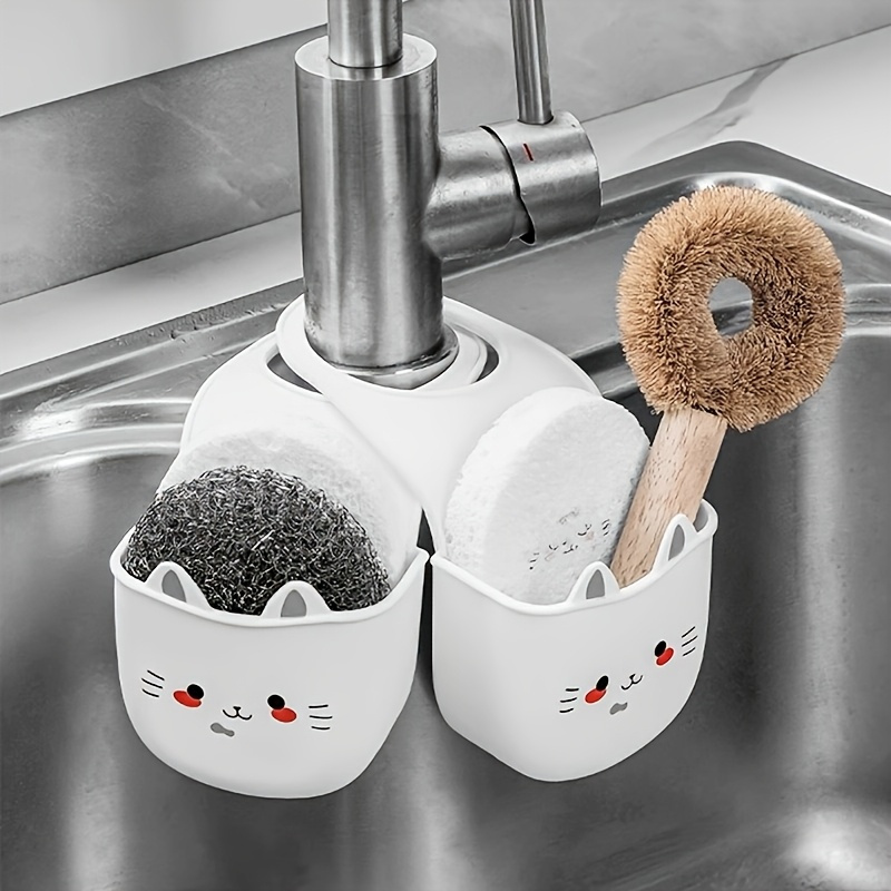 Cartoon Cat Basket Soft Buckle - Silicone Tap Washer recension och pris