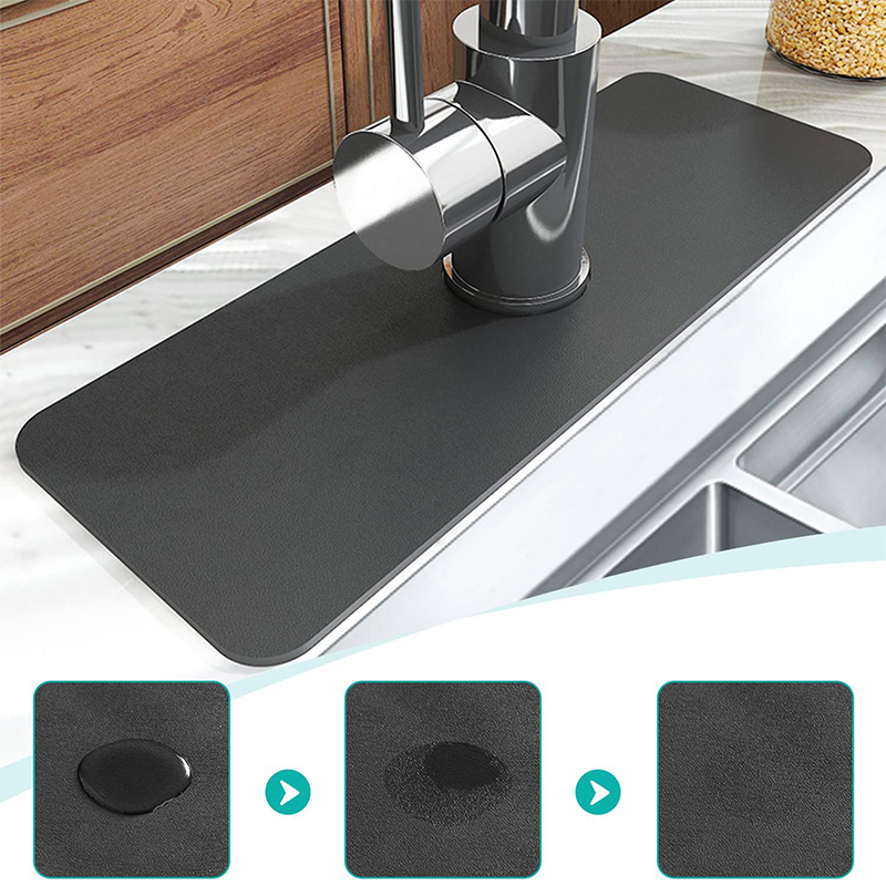 Upgraded Diatomite Sink Splash - Silicone Tap Washer recension och pris